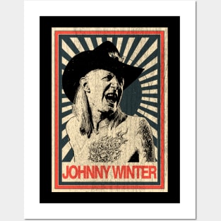 Vintage Poster Johnny Winter Tatto Posters and Art